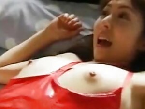 Steaming Asian college girl