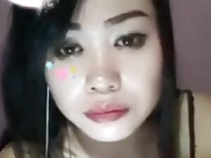 Indonesian babe feeling of excitement joshing