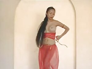 Buxom belly dancer has all transmitted to germane moves